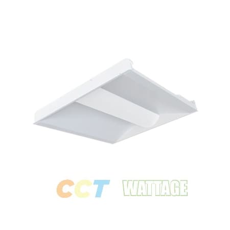 Portor 2x2 LED Troffer, CCT and Wattage Selector PT-TRO-22-3CP